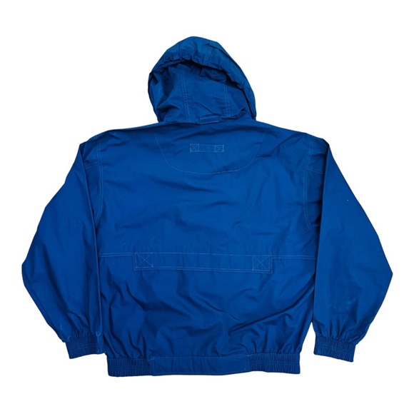 London Fog Blue and Orange Hooded Windbreaker - Picture 3 of 9